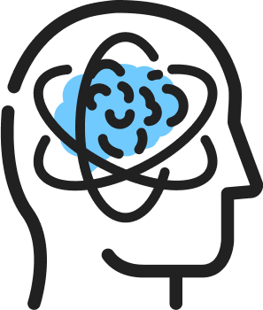 Icon Representing An Anxiety Disorder Coupled