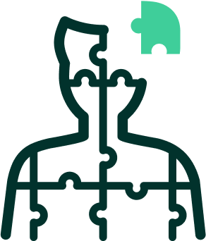 icon of person finding themselves and receiving personalized addiction treatment at scottsdale detox