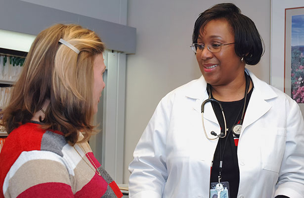 photo showing medical consultation
