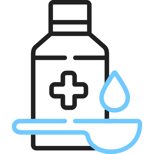 icon showing a syrup