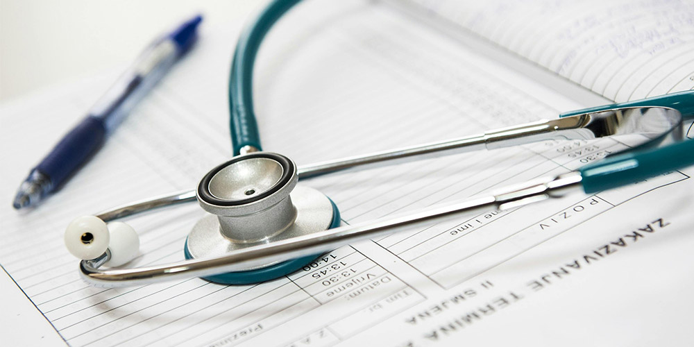 close up photo of a stethoscope
