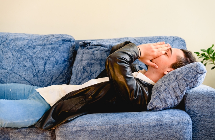 Person With Late Withdrawal Symptoms