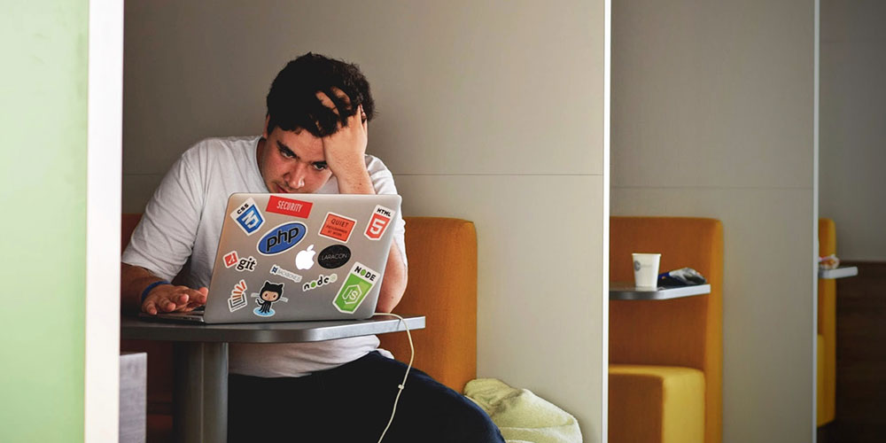 young adult having issue with work
